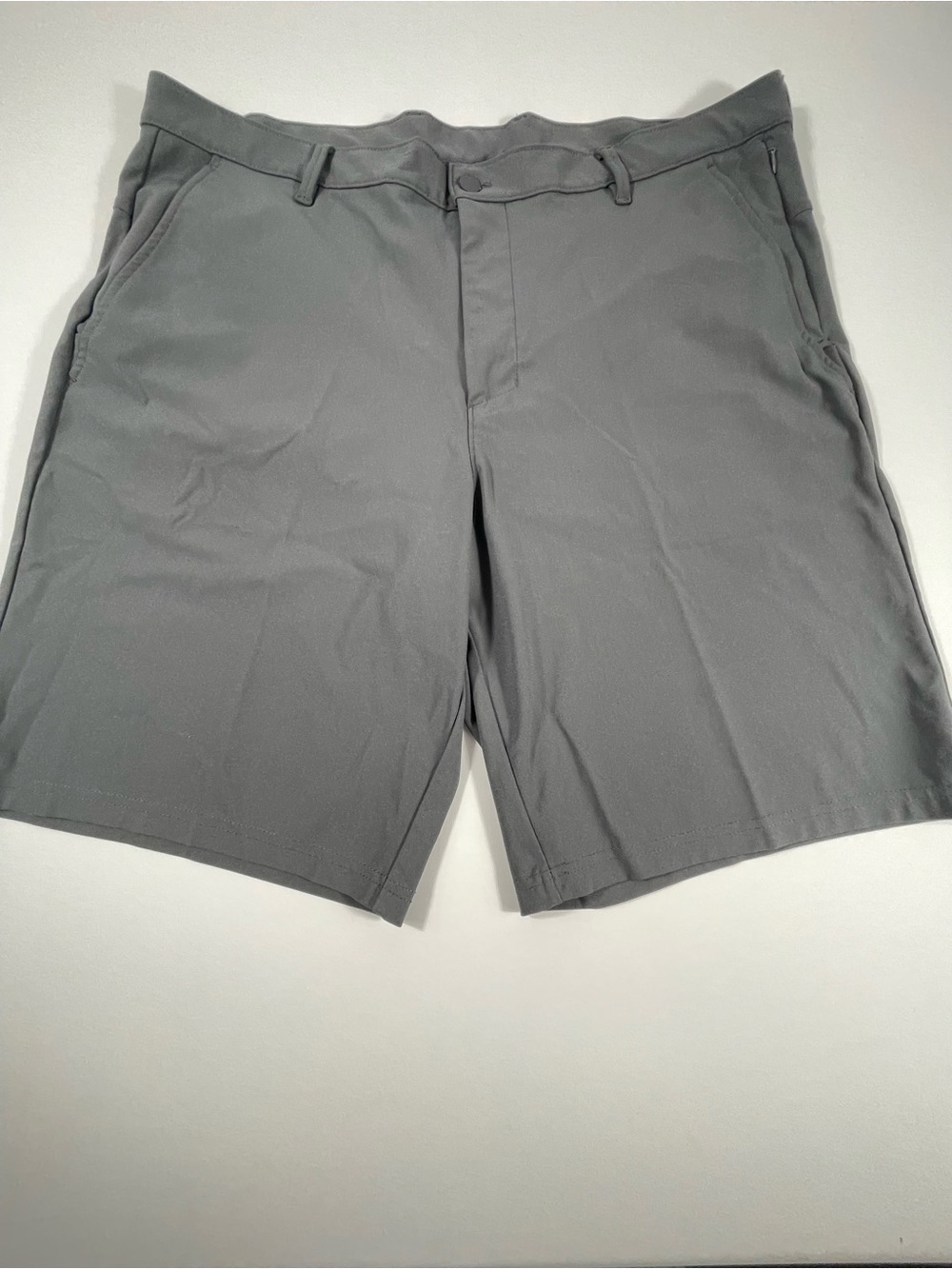 Old Navy Active Tech Hybrid Shorts Mens 38 Gray Golf Hiking Casual SKU#0182